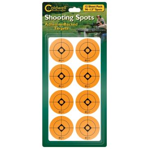Caldwell 1.5" Orange Shooting Spots 12 Sheets (96 Pack) (BF652710)