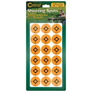 Caldwell 1" Orange Shooting Spots 12 Sheets (216 Pack) (BF754883)