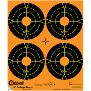 Caldwell Orange Peel Targets 4" Bullseye (10 Pack)