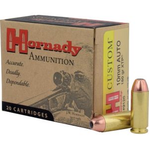 Hornady Ammunition Custom Pistol 10mm AUTO 180Grn XTP (20 Pack)