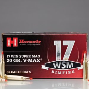 Hornady Ammunition Varmint Express 17 WSM 20Grn V-MAX (50 Pack)