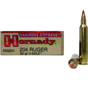 Hornady Ammunition Superformance Varmint 204 RUG 32Grn V-MAX (20 Pack)
