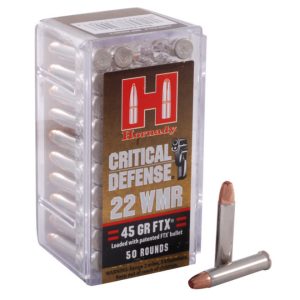 Hornady Ammunition Critical Defense 22 WMR 45Grn FTX (50 Pack)