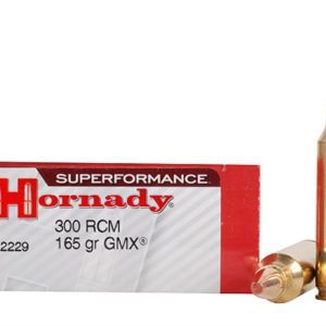 Hornady Ammunition 300 RCM 165Grn GMX SPF (20 Pack)