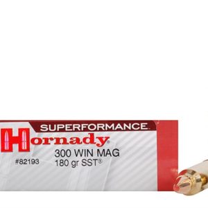 Hornady Ammunition Superformance 300 WIN MAG 180Grn SST (20 Pack)