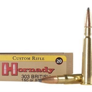 Hornady Ammunition Custom 303 BRITISH 150Grn SP (20 Pack)