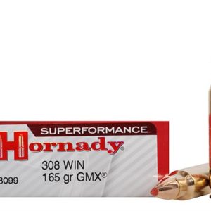 Hornady Ammunition Superformance 308 WIN 165Grn GMX (20 Pack)