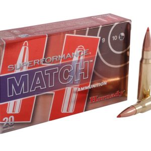 Hornady Ammunition Superformance Match 308 WIN 168Grn ELD MATCH (20 Pack)