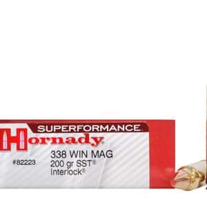 Hornady Ammunition Superformance 338 WIN MAG 200Grn SST (20 Pack)