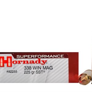 Hornady Ammunition Superformance 338 WIN MAG 225Grn SST (20 Pack)