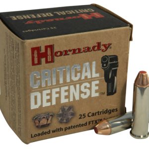 Hornady Ammunition Critical Defense 357 MAG 125Grn FTX (25 Pack)