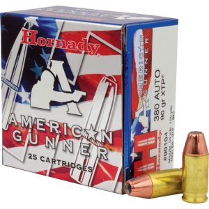 Hornady Ammunition American Gunner 380 AUTO 90Grn XTP AG (25 Pack)
