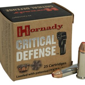 Hornady Ammunition Critical Defense 38 SPL+P 110Grn FTX (25 Pack)