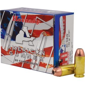 Hornady Ammunition American Gunner 40 S&W 180Grn XTP (20 Pack)