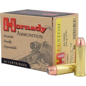 Hornady Ammunition Custom Pistol 44 MAG 240Grn XTP (20 Pack)