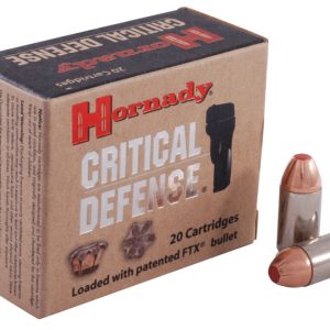 Hornady Ammunition Critical Defense 45 ACP 185Grn FTX (20 Pack)
