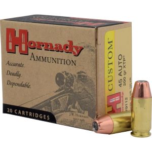 Hornady Ammunition Custom Pistol 45 ACP 200Grn XTP (20 Pack)