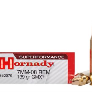 Hornady Ammunition Superformance 7mm-08 REM 139Grn GMX (20 Pack)