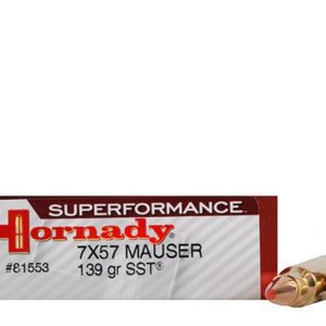Hornady Ammunition 7x57 MAUS 139Grn SST SPF (20 Pack)