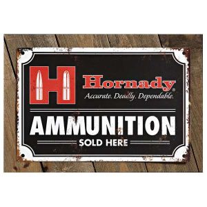 Hornady Ammunition Tin Sign